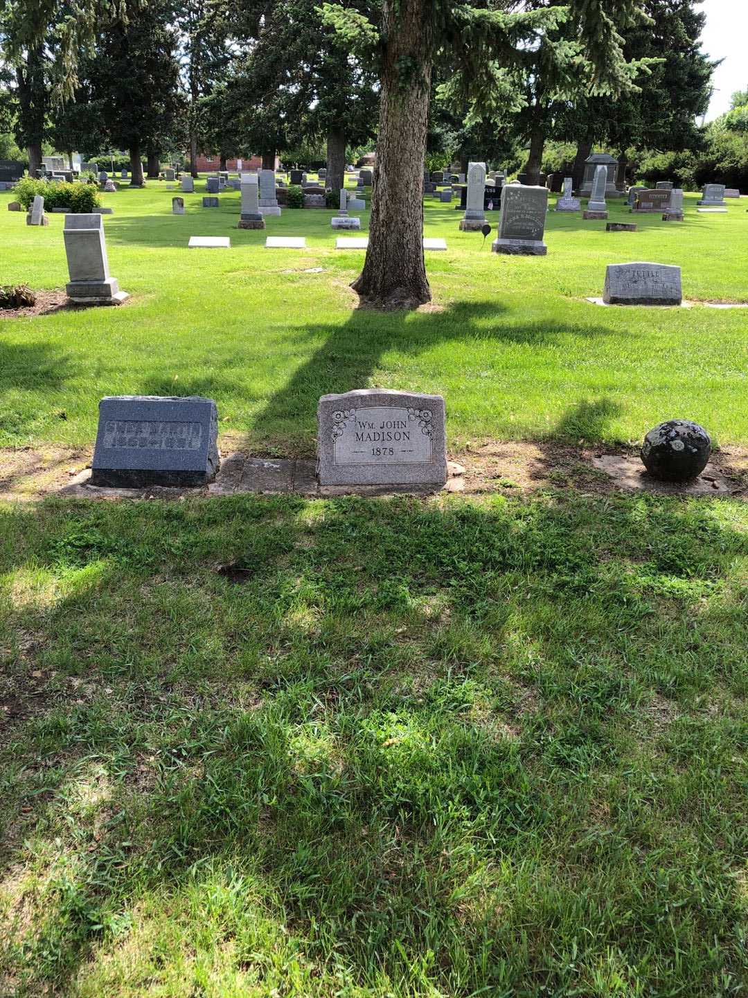 William John Madison's grave. Photo 2