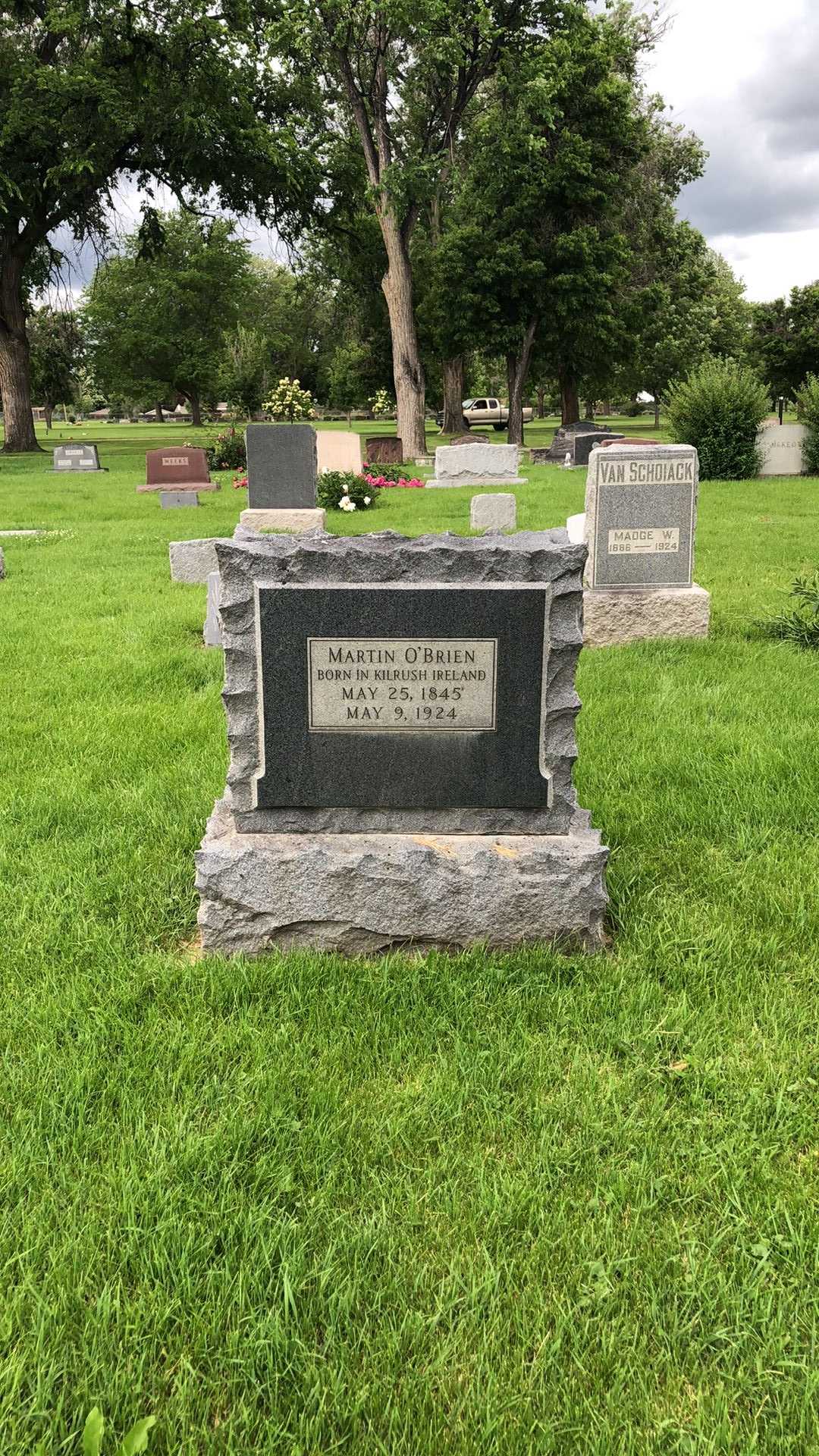 Martin O'Brien's grave. Photo 2