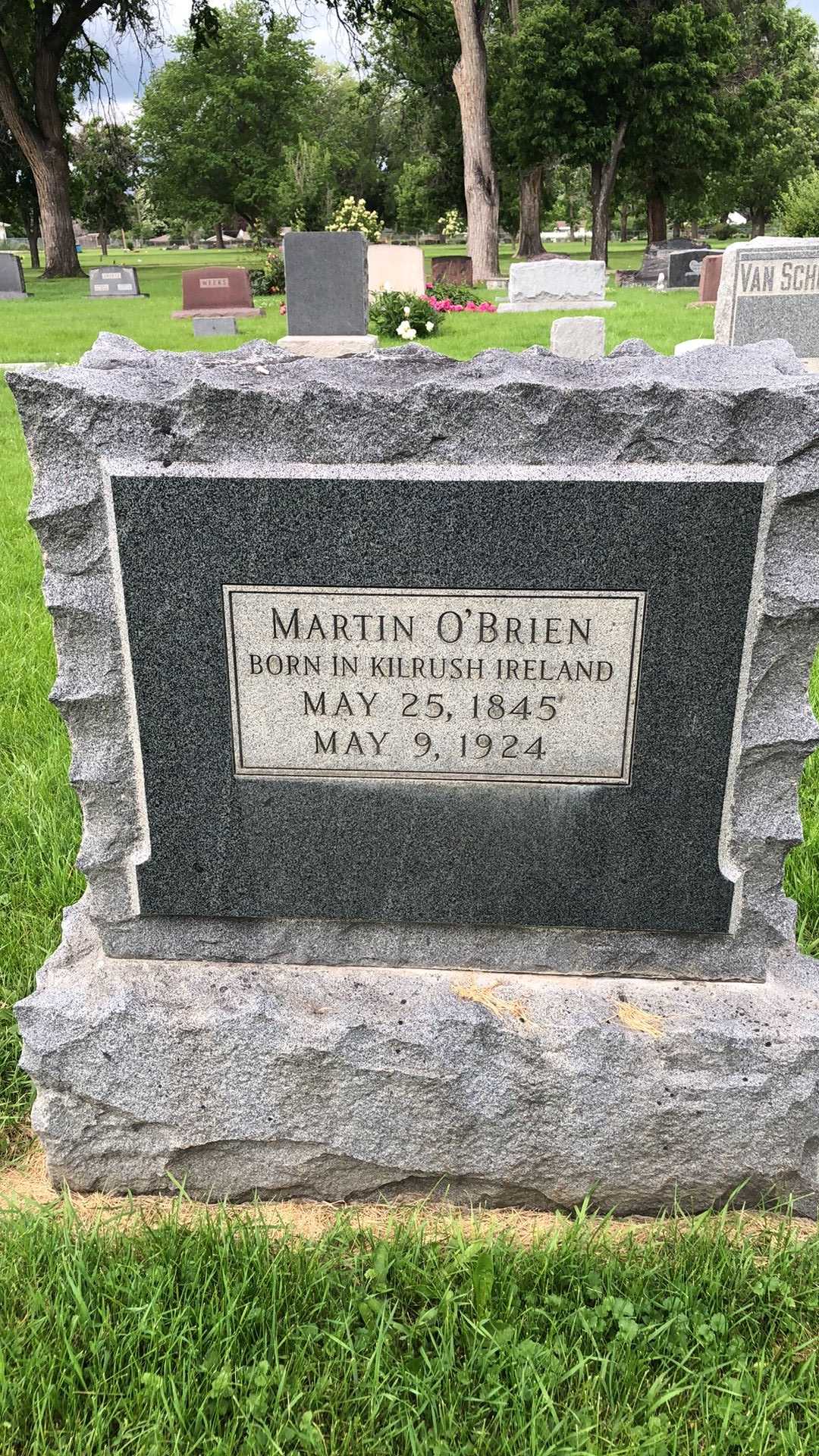 Martin O'Brien's grave. Photo 1