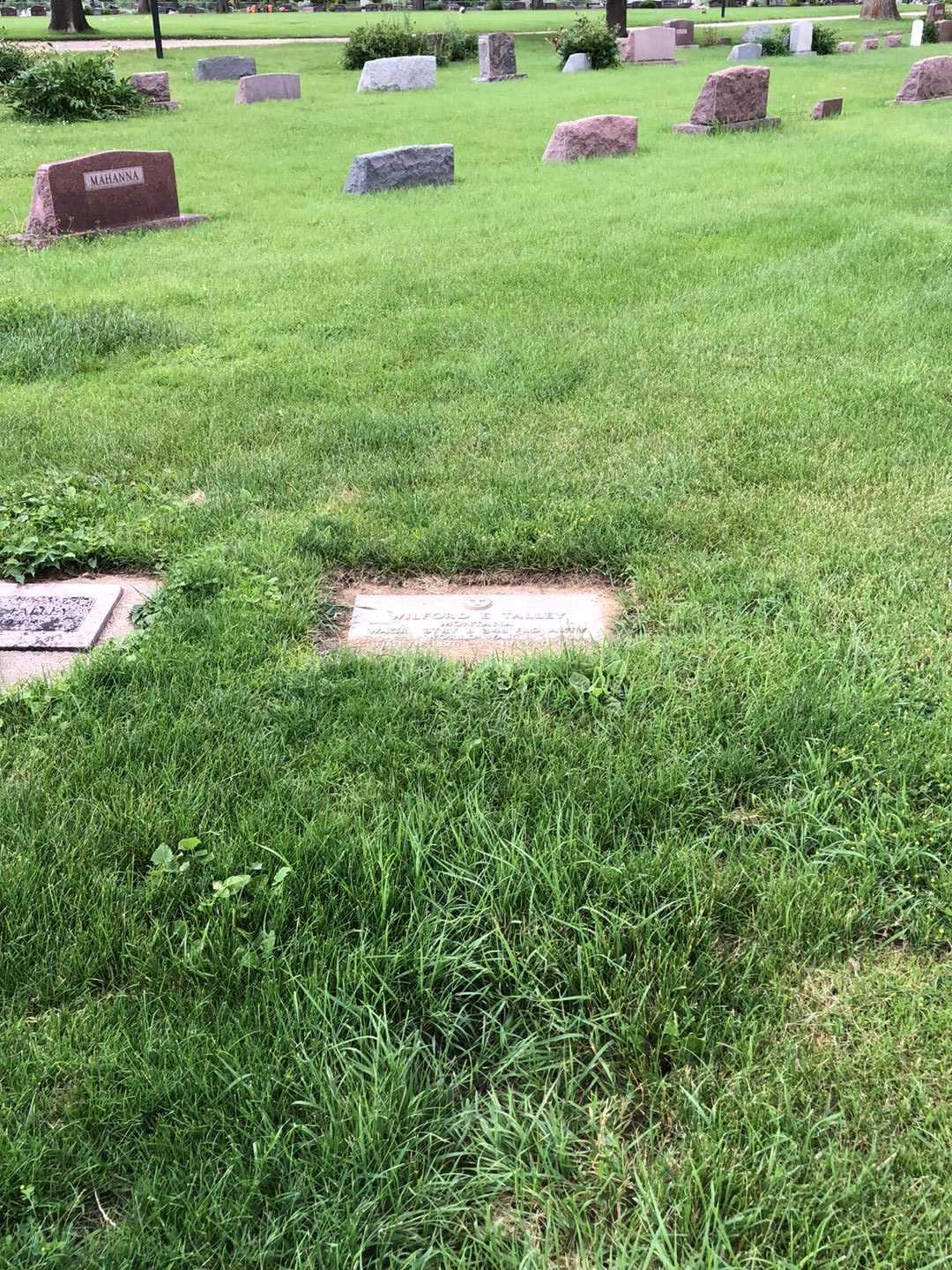 Wilford J. Talley's grave. Photo 1