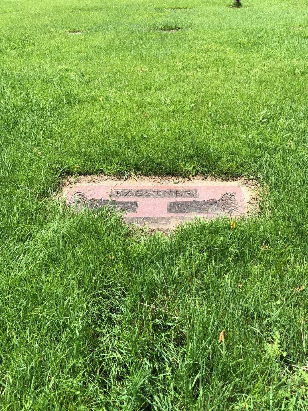 Charles E. Kaestner's grave. Photo 1