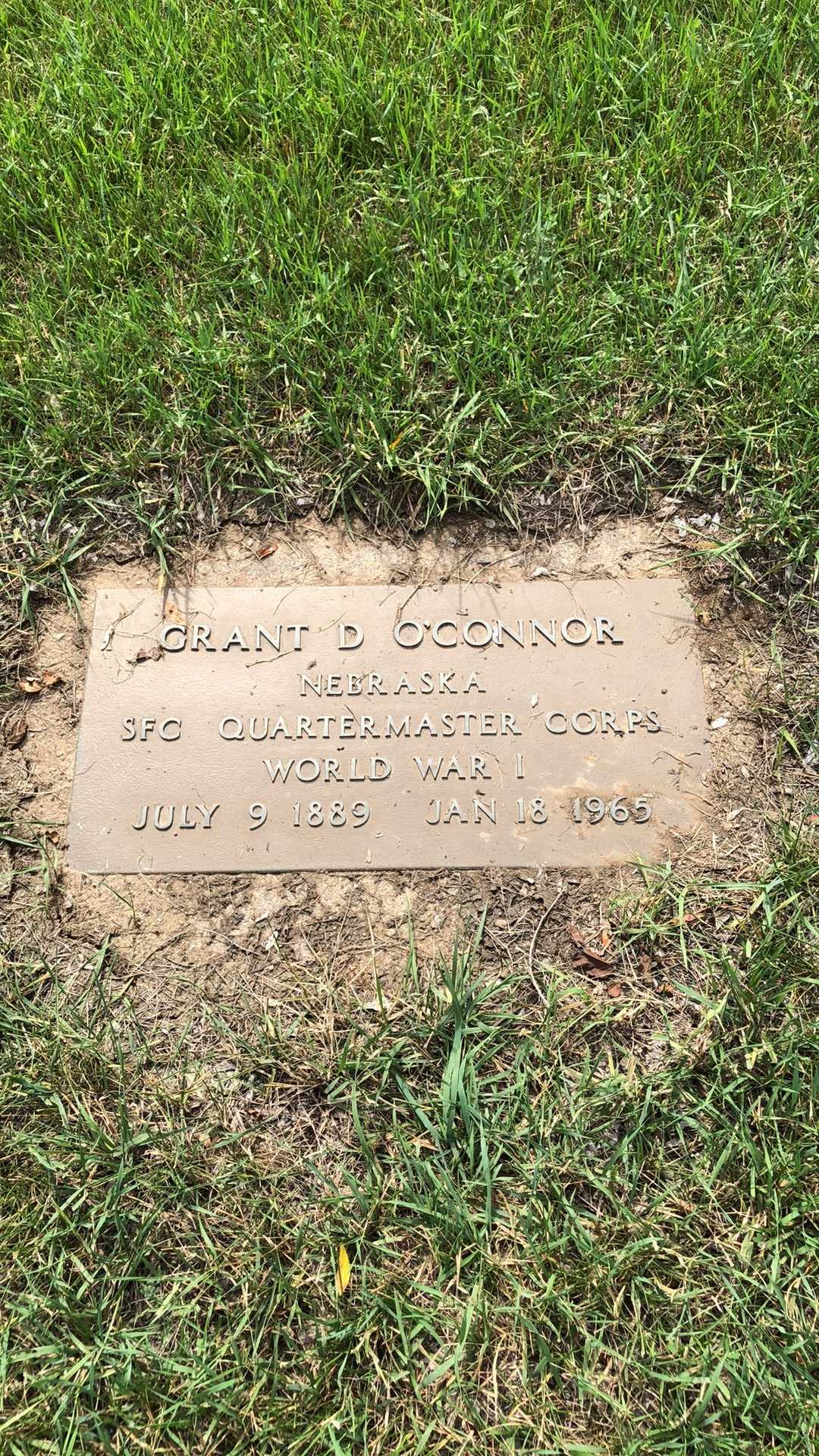 Grant Douglas O'Connor's grave. Photo 1