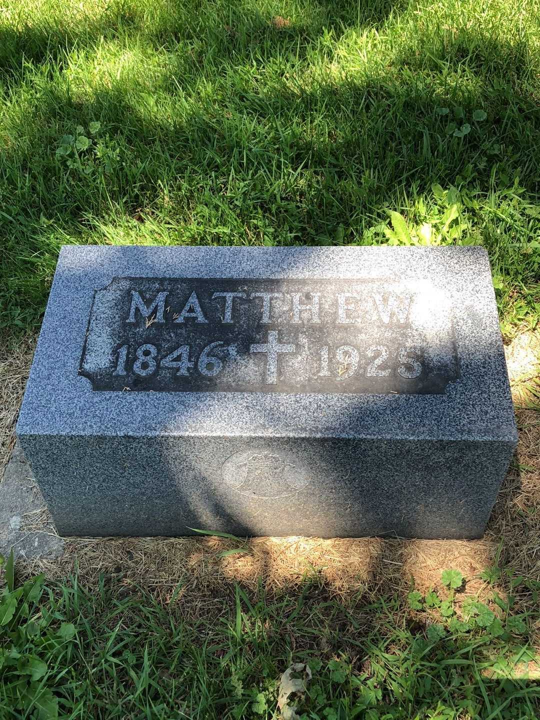 Matthew M. Daley's grave. Photo 3