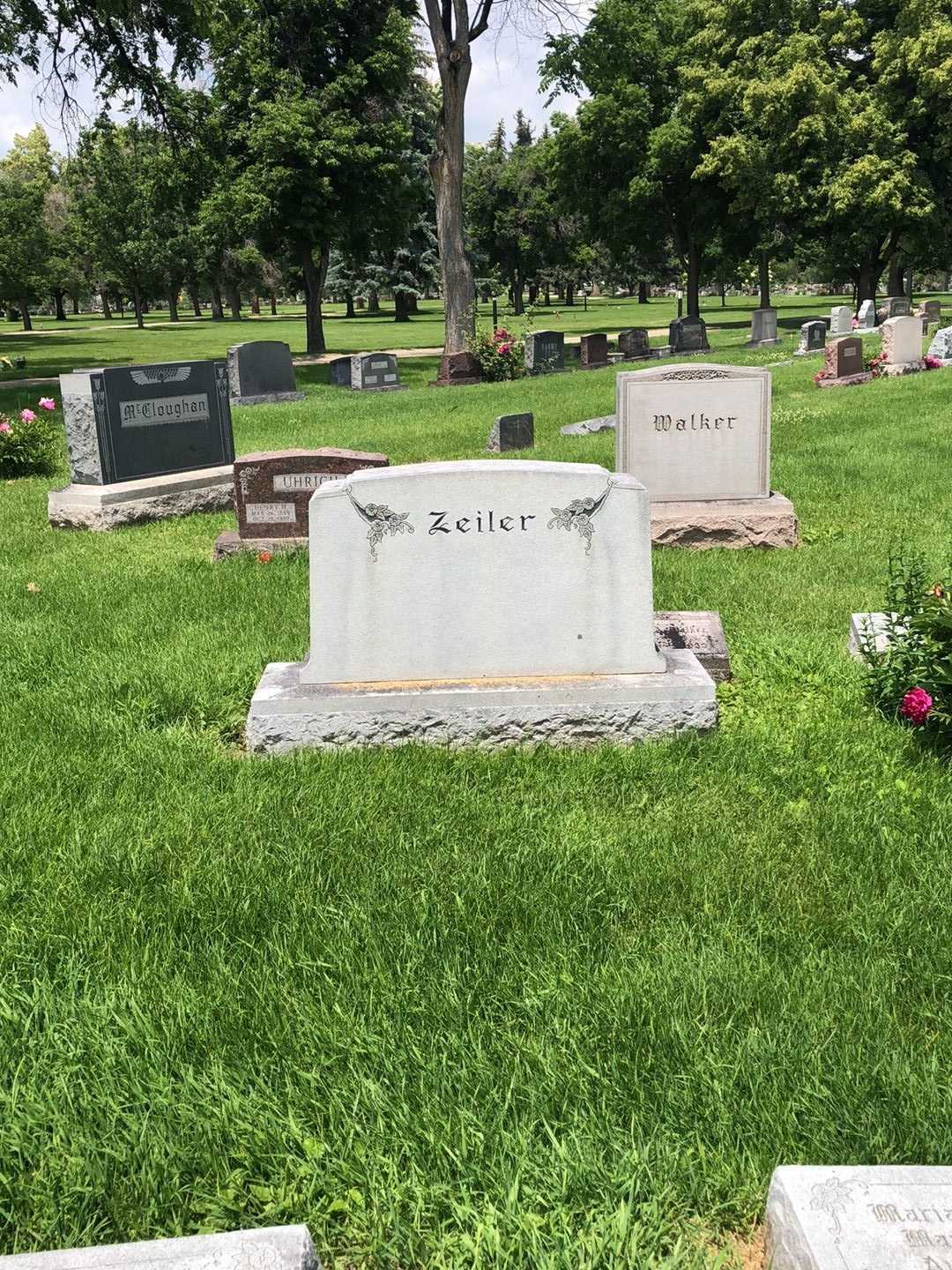 Conrad Zeiler's grave. Photo 1