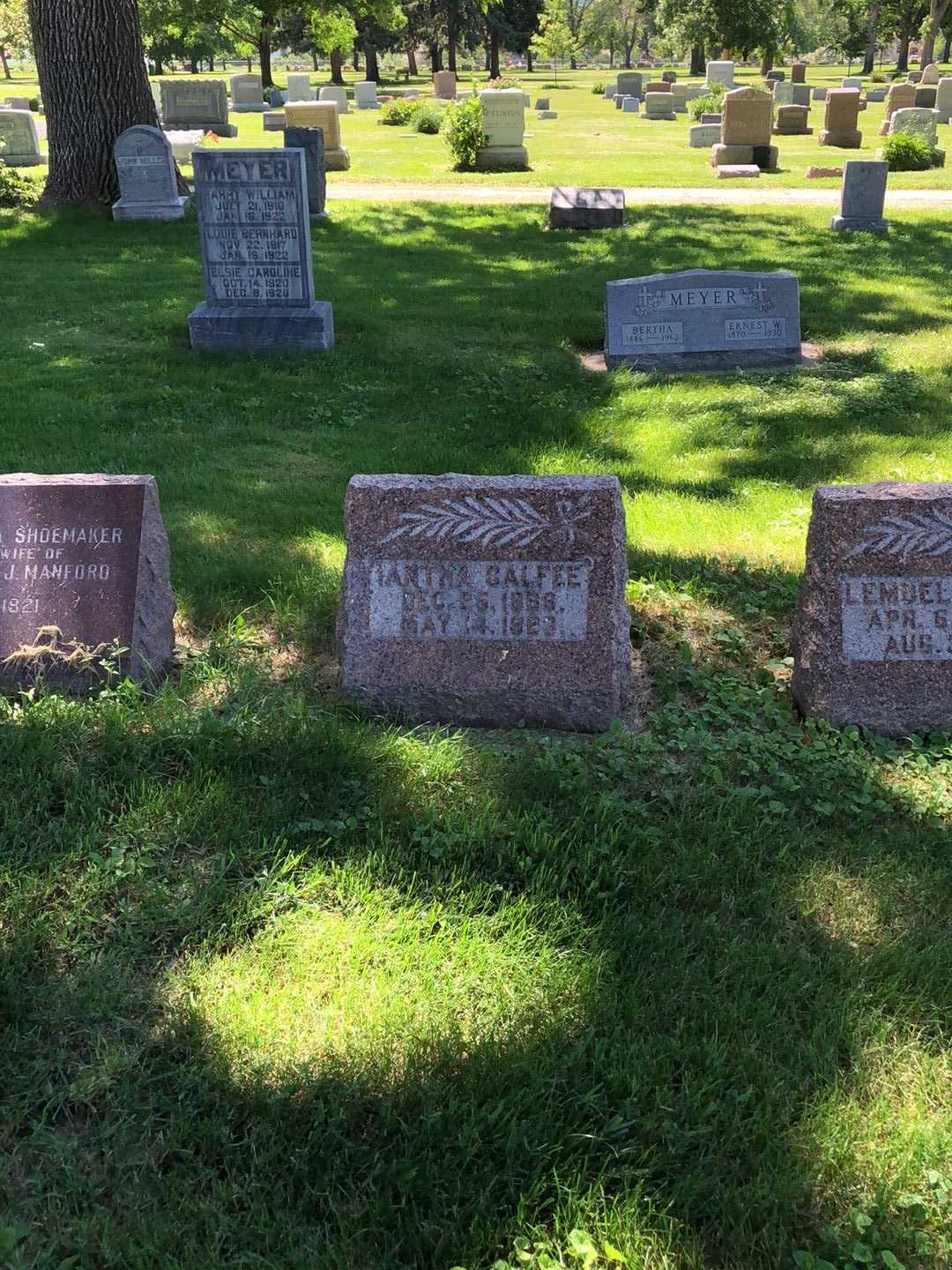 Iantha Calfee's grave. Photo 2