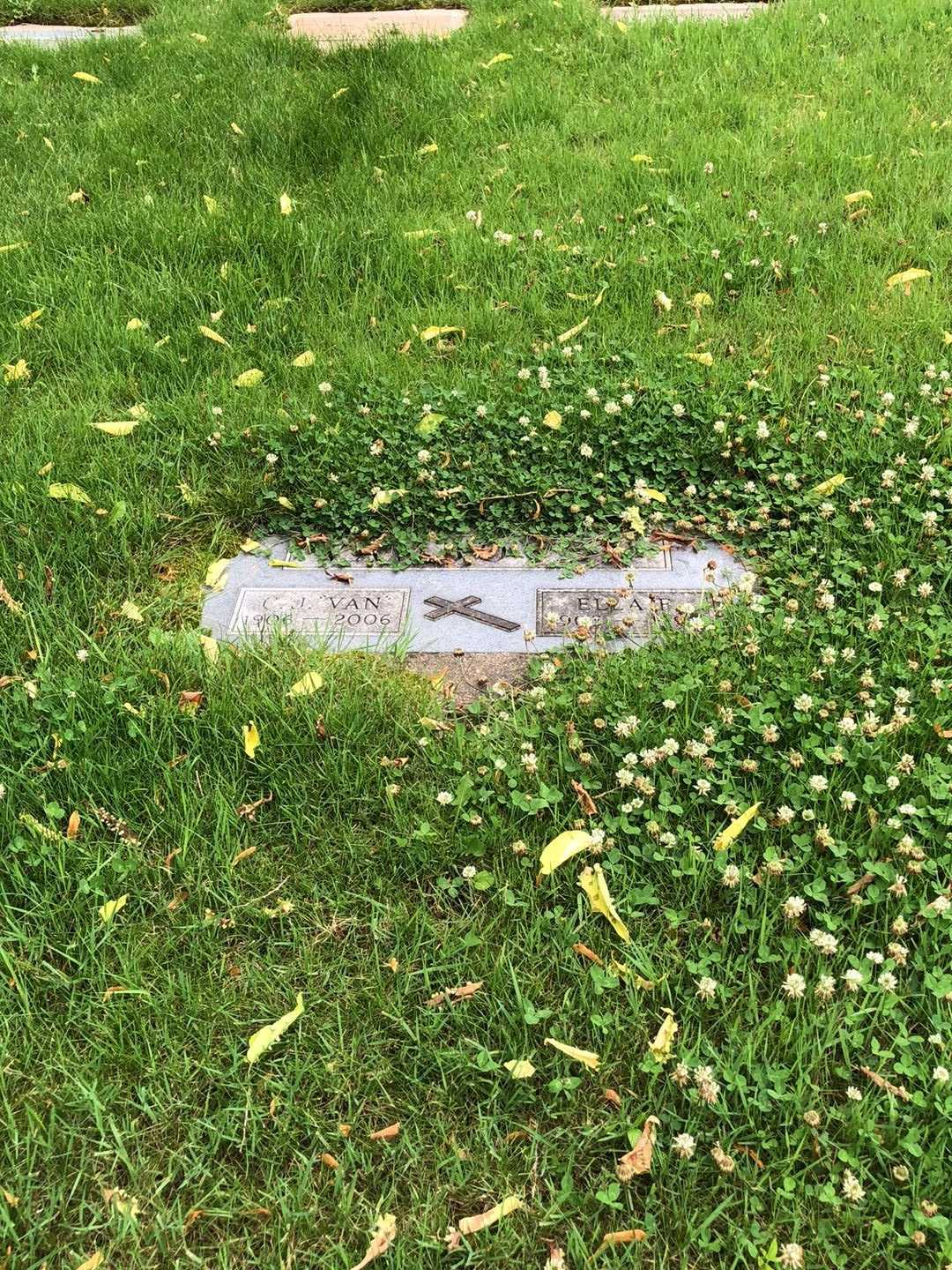 C. J. "Van" Van Boven's grave. Photo 1